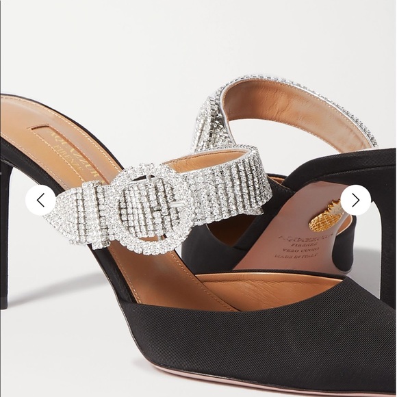 SOLD -Like new Aquazurra Chain Reaction Mules - Picture 3 of 16